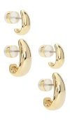 Luv Aj The Classic Claw Hoops Set