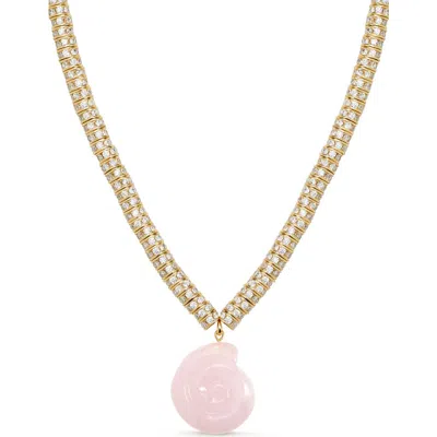 Luv Aj The Côte D'azur Pendant Necklace In Gold