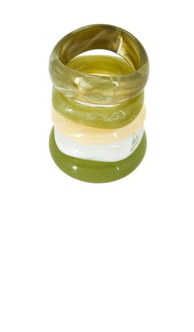 Luv Aj The Formentera Bangle Set In Multi