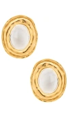 Luv Aj The Formentera Stud Earrings In Silver