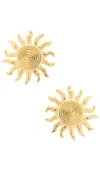 Luv Aj The Ibiza Sun Earrings In Gold
