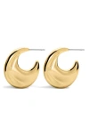 Luv Aj The Mercury Disc Hoop Earrings In Gold