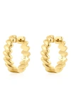 Luv Aj The Mini Snake Chain Hoop Earrings