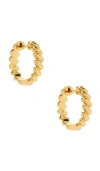 Luv Aj The Mini Snake Chain Hoops