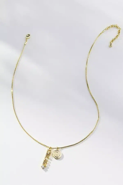 Luv Aj The Mlb Layered Nameplate Necklace In Gold