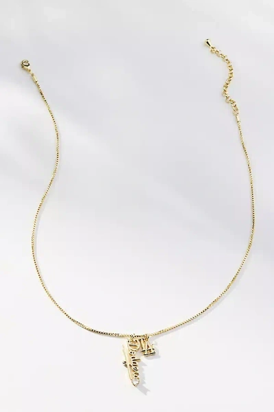 Luv Aj The Mlb Layered Nameplate Necklace In Gold