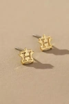Luv Aj The Mlb Logo Stud Earrings In Gold