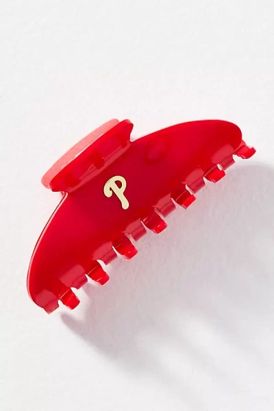 Luv Aj The Mlb Team Logo Charm Hair Claw Clip In Red