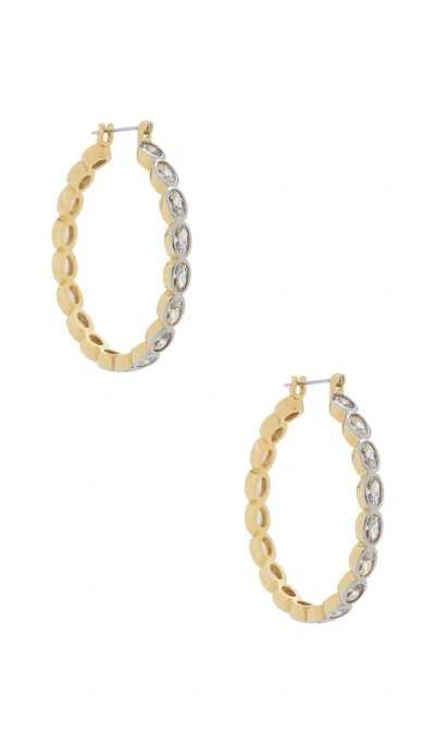 Luv Aj The Palais Eternity Hoops In Gold
