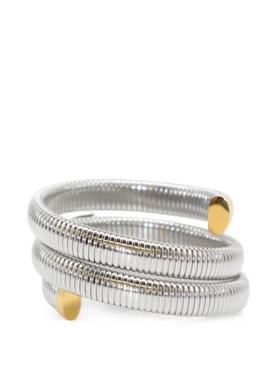 Luv Aj The Palais Flex Snake-chain Bracelet In Silver