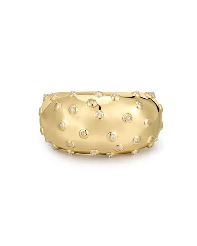 Luv Aj The Pave Molten Ring In Gold