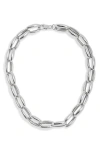 Luv Aj The Positano Chain Necklace In Silver