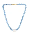 Luv Aj The San Sebastian Pearl Necklace In Silver