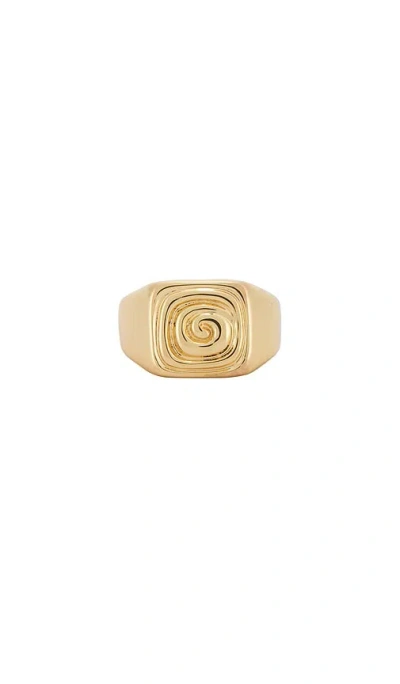 Luv Aj The Seychelles Signet Ring In Gold