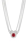 Luv Aj The Shiraz Pendant Necklace In Silver