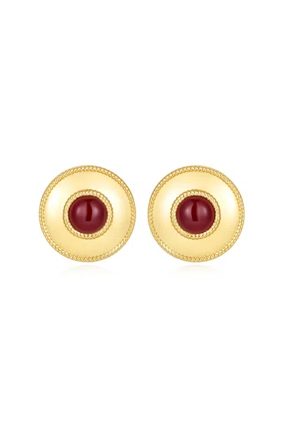 Luv Aj The Shiraz Studs In Gold