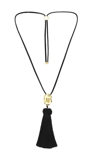Luv Aj The Solstice Knot Tassel Necklace In Gold