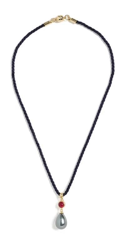Luv Aj The Theodora Tahitian Pearl Necklace Gold