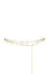 Luv Aj The Toledo Belly Chain In Gold
