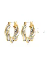 Luv Aj Twisted Hoop Earrings In Gold