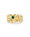 Luv Aj Viva Nugget Ring In Gold