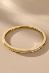 Luv Aj Wave Hinge Cuff Bracelet In Gold