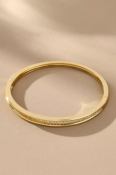 Luv Aj Wave Hinge Cuff Bracelet In Gold