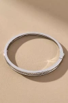 Luv Aj Wave Hinge Cuff Bracelet In Silver