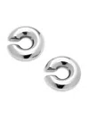 Luv Aj Women's Stainless Steel Chunky Earcuffs In Silvertone