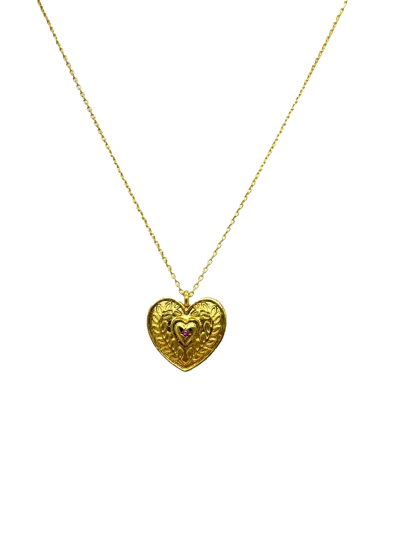 Luv & Bart Maddie Necklace In Metallic