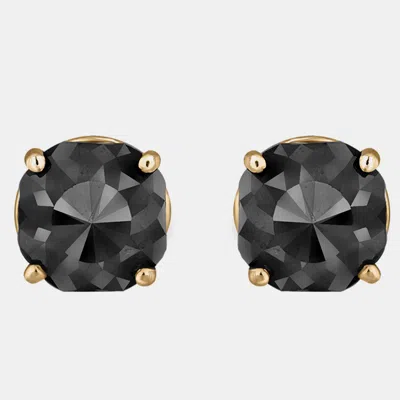 Pre-owned Luv Eclipse 14k Yellow Gold Black Stone Stud Earrings (appox 7.00 Cts)