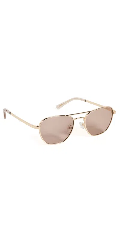 Luv Lou The Chloe Sunglasses Light Gold