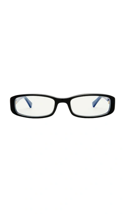 Luv Lou The Eden Blue Light Glasses In Black