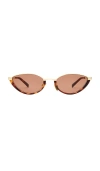 Luv Lou The Lia Sunglasses In Brown