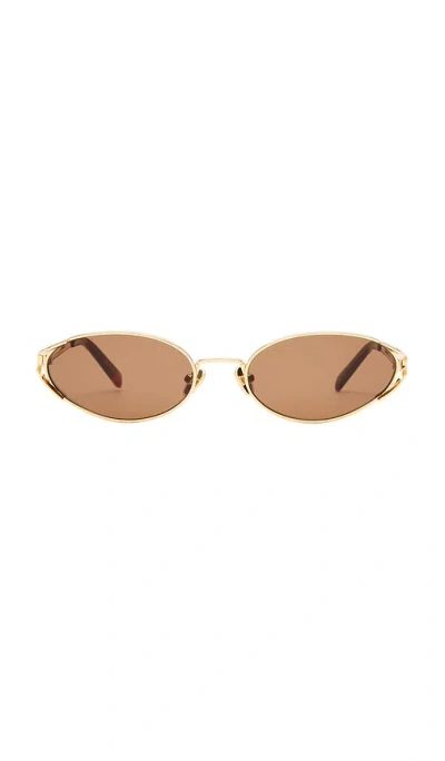 Luv Lou The Paloma Sunglasses In Gray