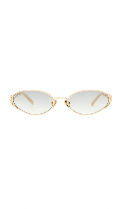 Luv Lou The Paloma Sunglasses In Gold