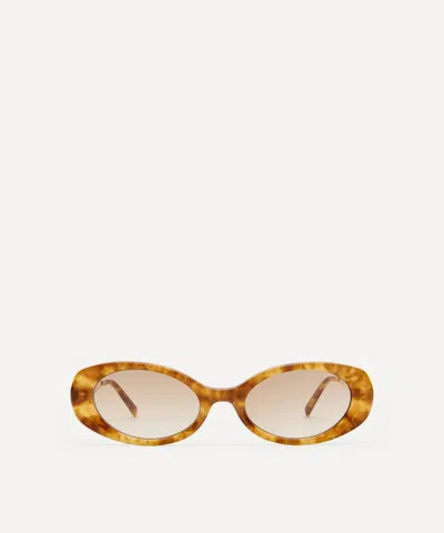 Luv Lou Women's Honey Oval Sunglasses