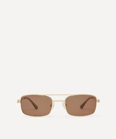 Luv Lou Women's Rocky Rectangle Sunglasses