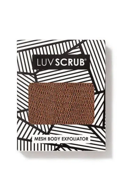 Luv Scrub Au Naturel Mesh Body Exfoliator In Multi