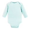 Luvable Friends 1pk Long Sleeve Bodysuits In Blue