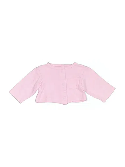 Pre-owned Luvable Friends Babies' 3/4 Sleeve Blouse In Pink