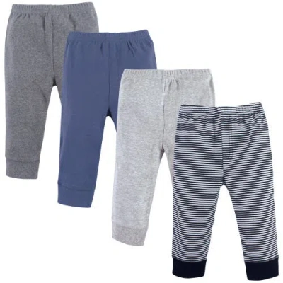 Luvable Friends Babies'  4-pack Pants Bottoms Collection In Multi