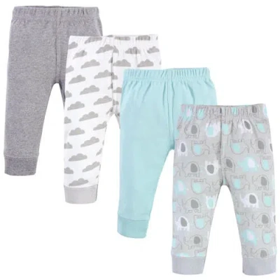 Luvable Friends Babies'  4pk Pants In Multi