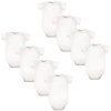 Luvable Friends 8pk Bodysuits In White