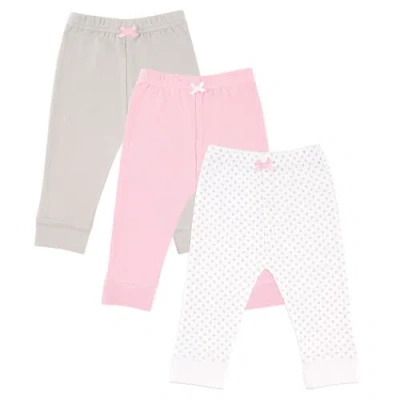 Luvable Friends Babies'  Comfortable Cotton Pants In Multi