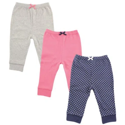 Luvable Friends Babies'  Comfortable Cotton Pants In Multi
