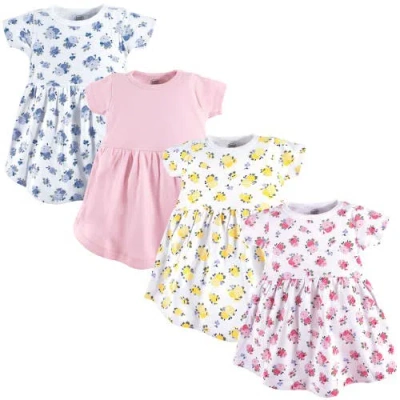 Luvable Friends Babies'  Cotton Dress In Multi