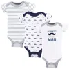 Luvable Friends Babies'  Cotton Preemie Bodysuits In Multi