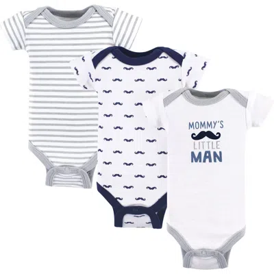 Luvable Friends Babies'  Cotton Preemie Bodysuits In Multi