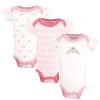 Luvable Friends Cotton Snapsuits For Petite Infant Girls In Multi